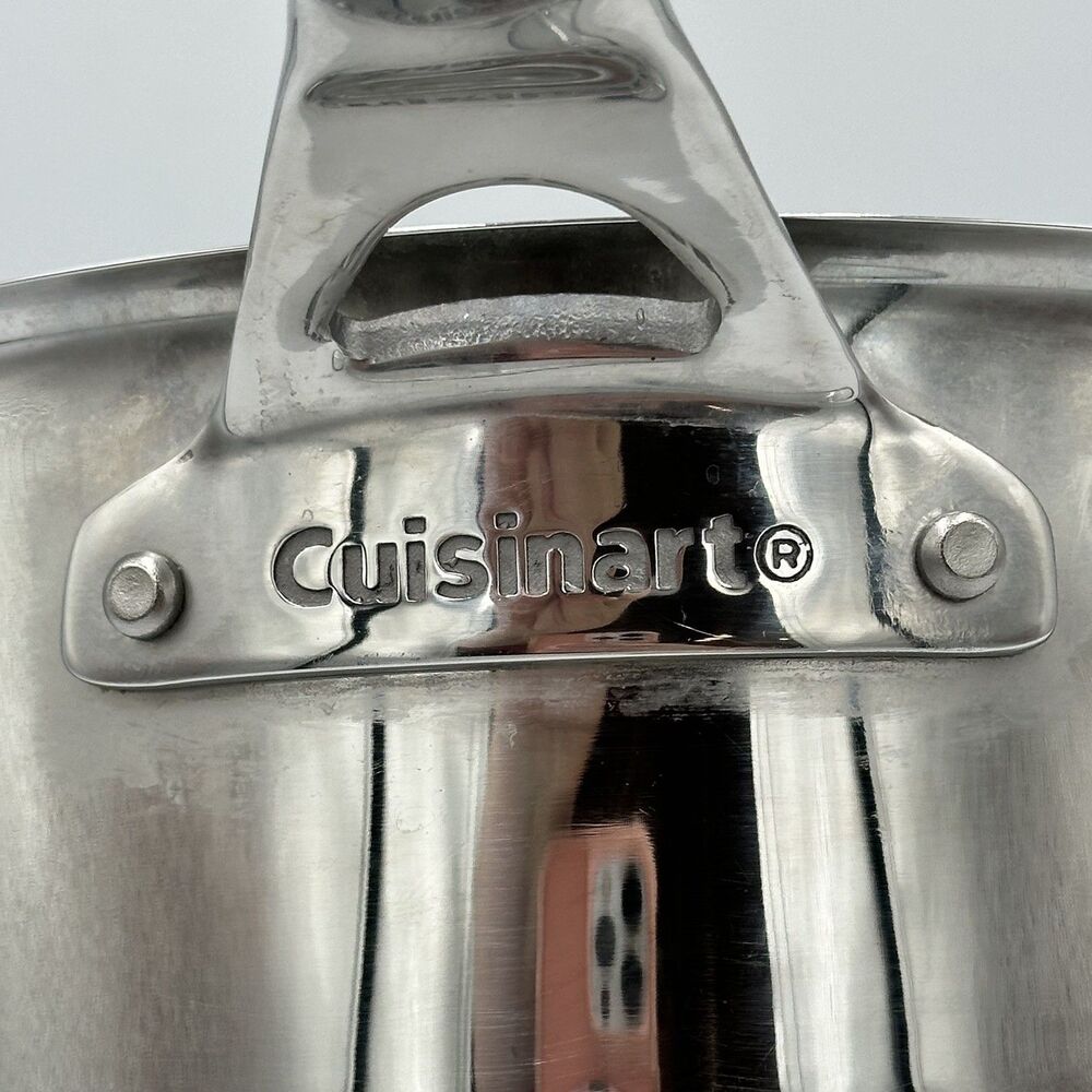 Cuisinart 3 QT Saute Pan Stainless Steel #7719-18PP Induction Ready With Lid - Picture 3 of 8